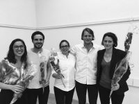 Die nominierten Kandidierenden für die Kantonsratswahlen 2019, von links nach rechts: Nicola Yuste, Lewin Lempert, Luisa Schwegler, Tobias Langenegger, Céline Widmer. SP 4 und 5 nominieren ihre Kantonsratskandidierenden