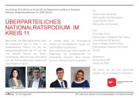 Überparteiliches Nationalratspodium im Kreis 11